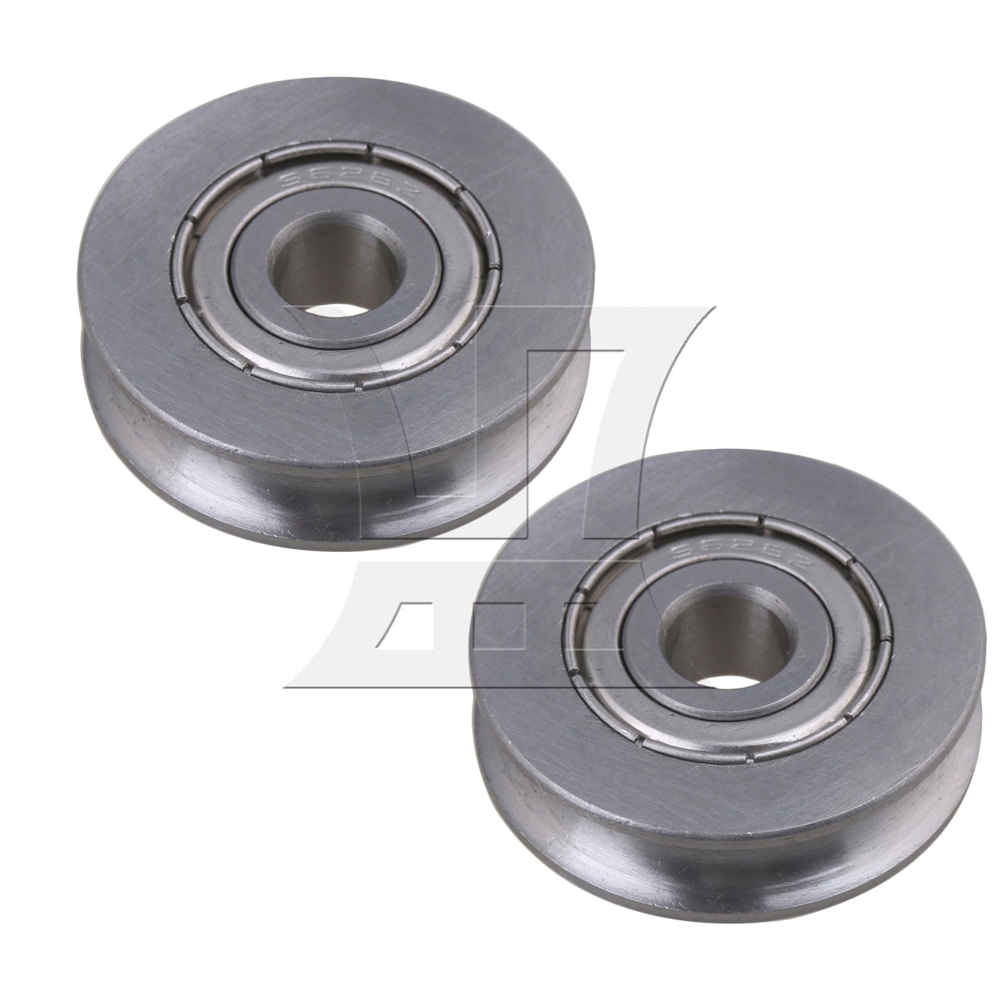 BQLZR U Type Groove Bearings Pulley 6mm Bore x 25mm OD x 7mm Width for Guide