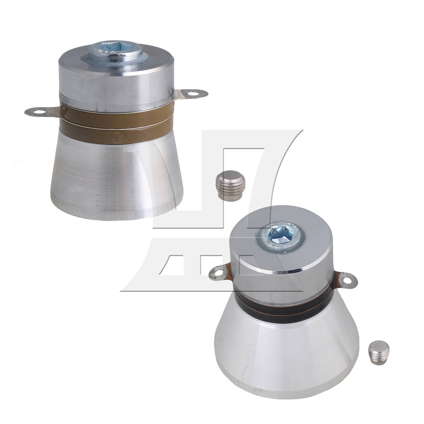 BQLZR 2Pieces Ultrasonic Transducer 60W 40kHZ 100W 28kHZ Kit for Plating Equipment