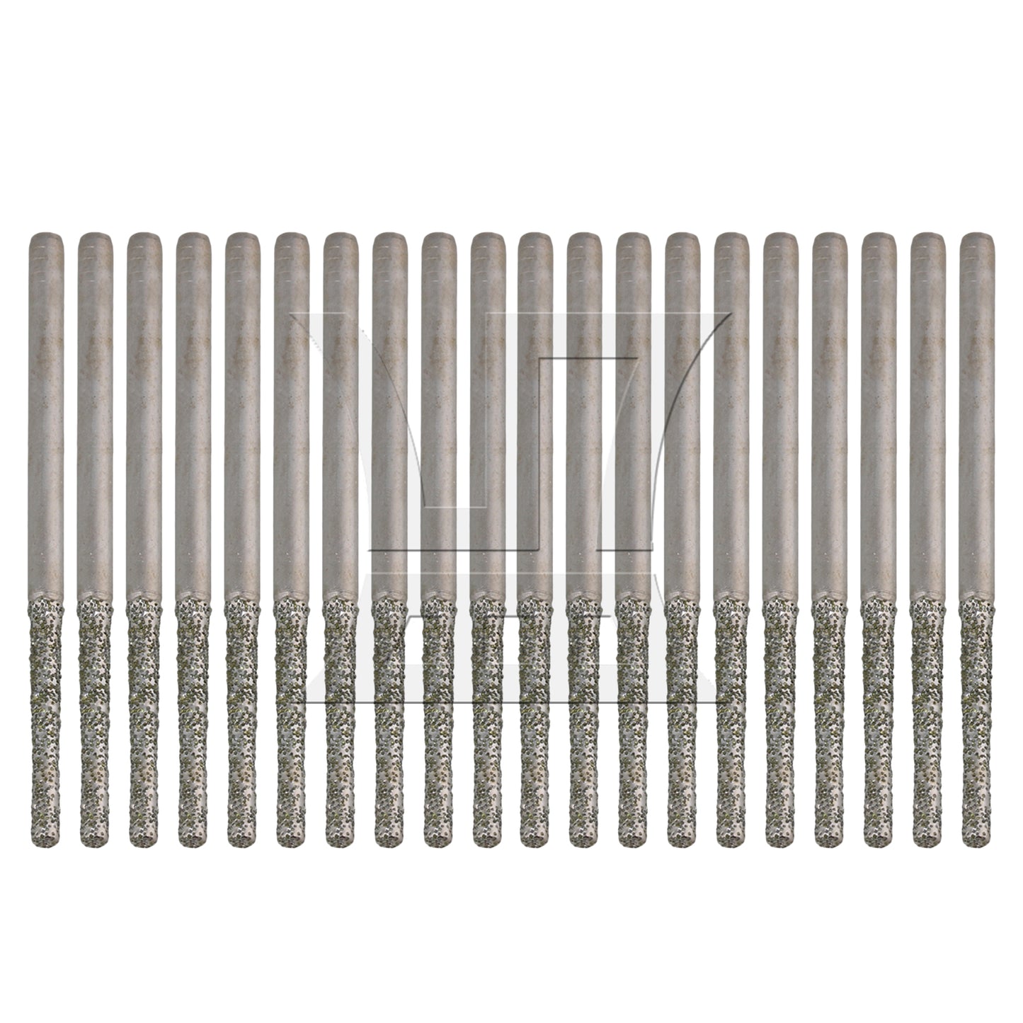 BQLZR 20Pieces 1.8mm Diamond Drill Bit 3/32" Shank for Porcelain Tile Ceramic Glass