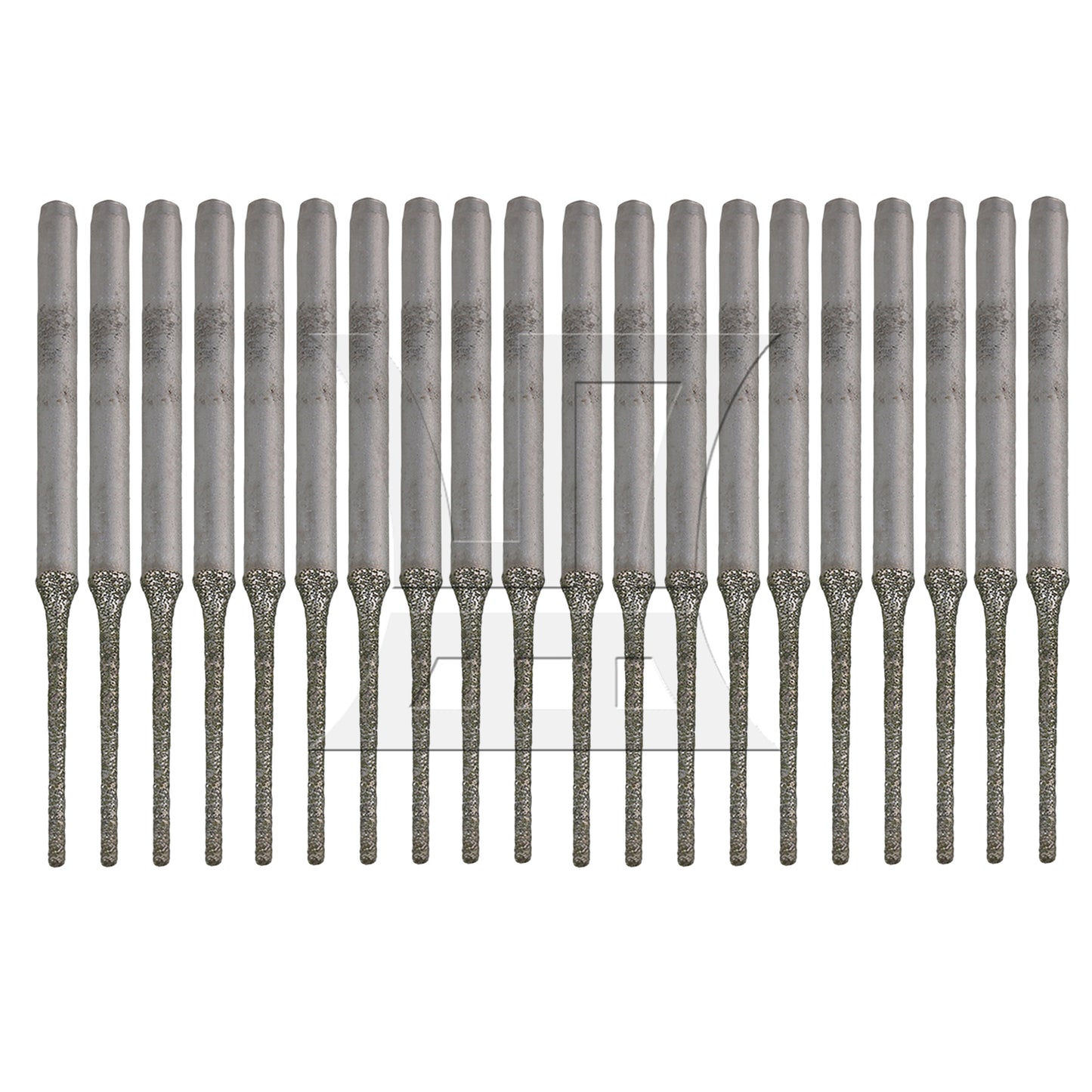 BQLZR Lapidary Coated Solid Bits Gems Drilling Bits 1mm Silver