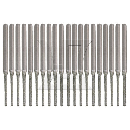 BQLZR  Diamond Coated Drill Bit 1.2mm Dia 3/32" Shank for Glass Tile Granite