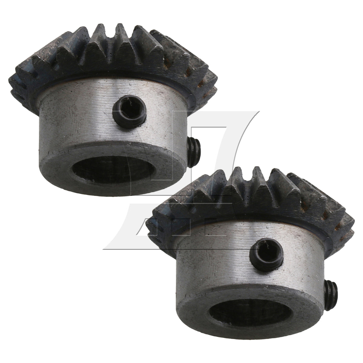 BQLZR 4 Pieces 1.5 Module Bevel Gears 20T 45 Steel Hardware for 1:1 Transmission
