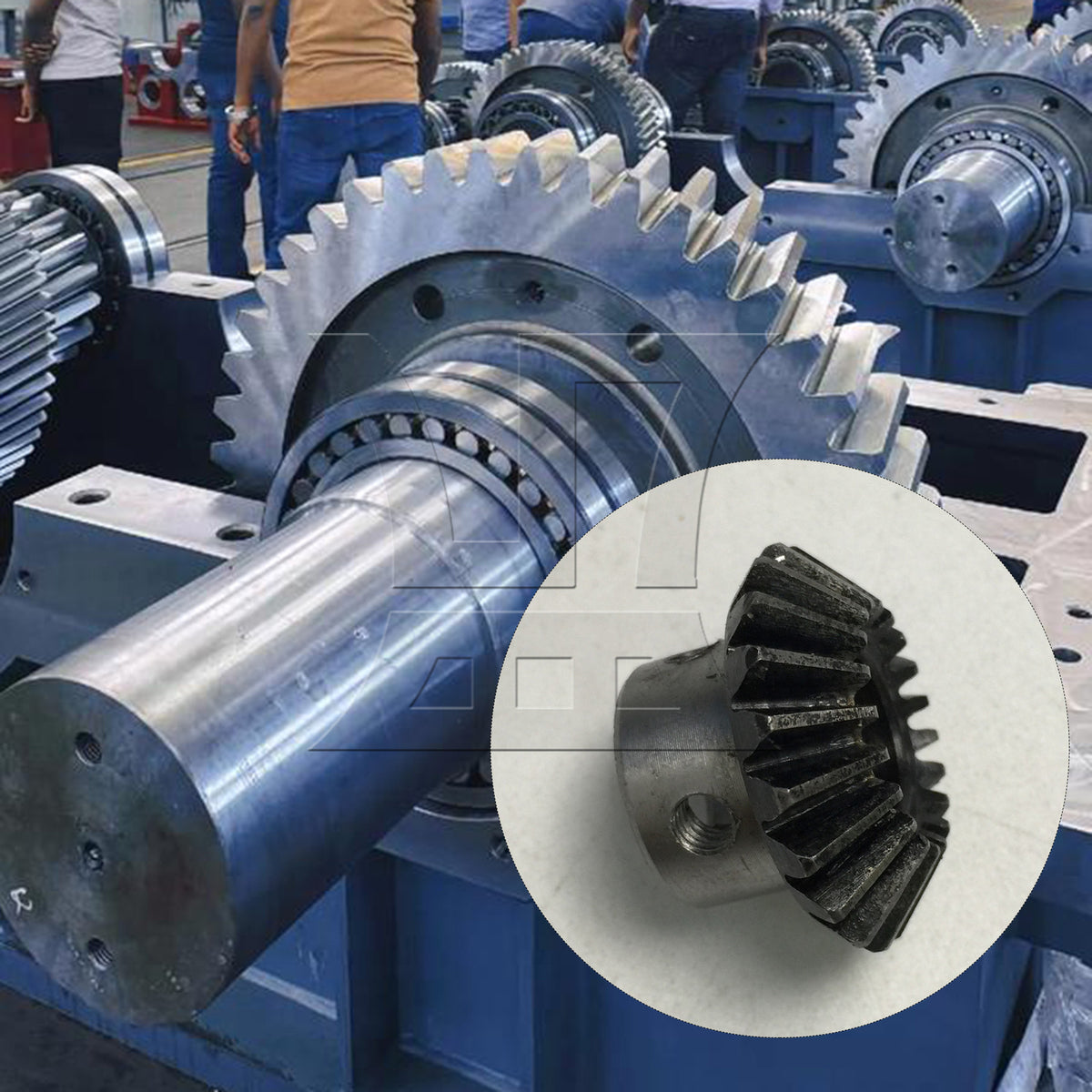 BQLZR 4 Pieces 1.5 Module Bevel Gears 20T 45 Steel Hardware for 1:1 Transmission