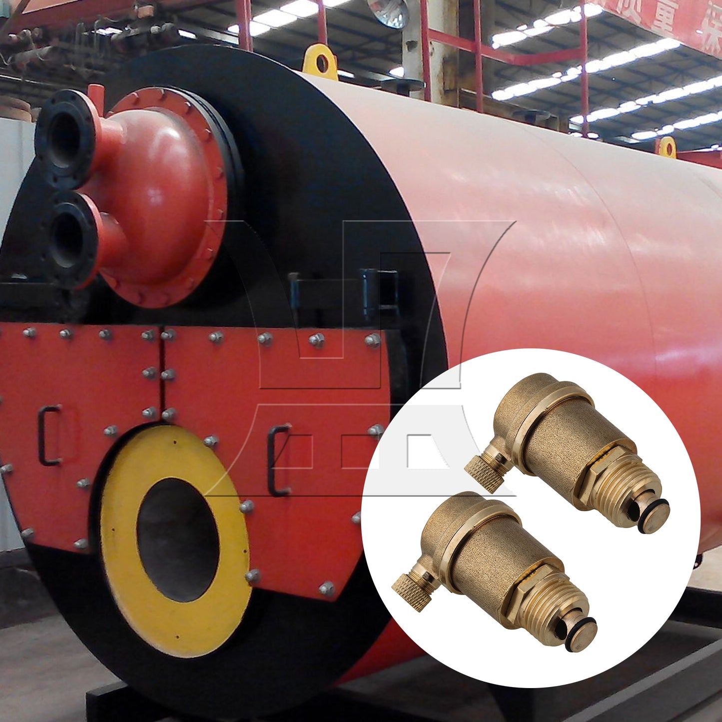 BQLZR Brass Automatic Valve 1/2" for Air Vent Boiler Water Supply System