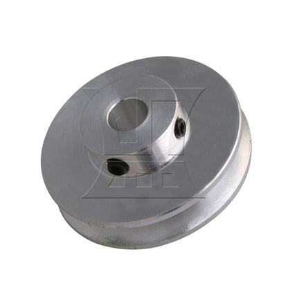 BQLZR Aluminum Single Groove Pulley 41mm Dia 8mm Fixed Bore w/ 3.28 ft Round Belt