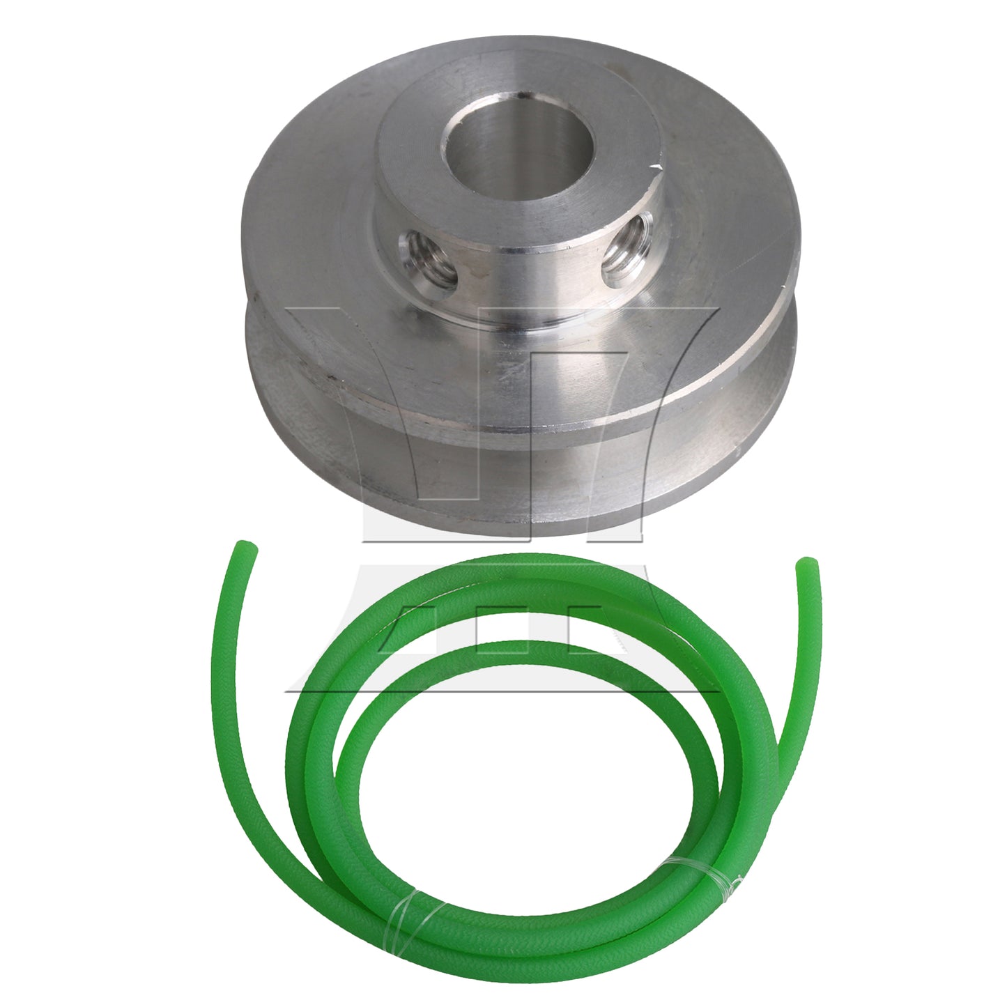 BQLZR Single Groove Pulley 31mm 8mm for Drilling Machine w/ 3.28ft Transmission Belt