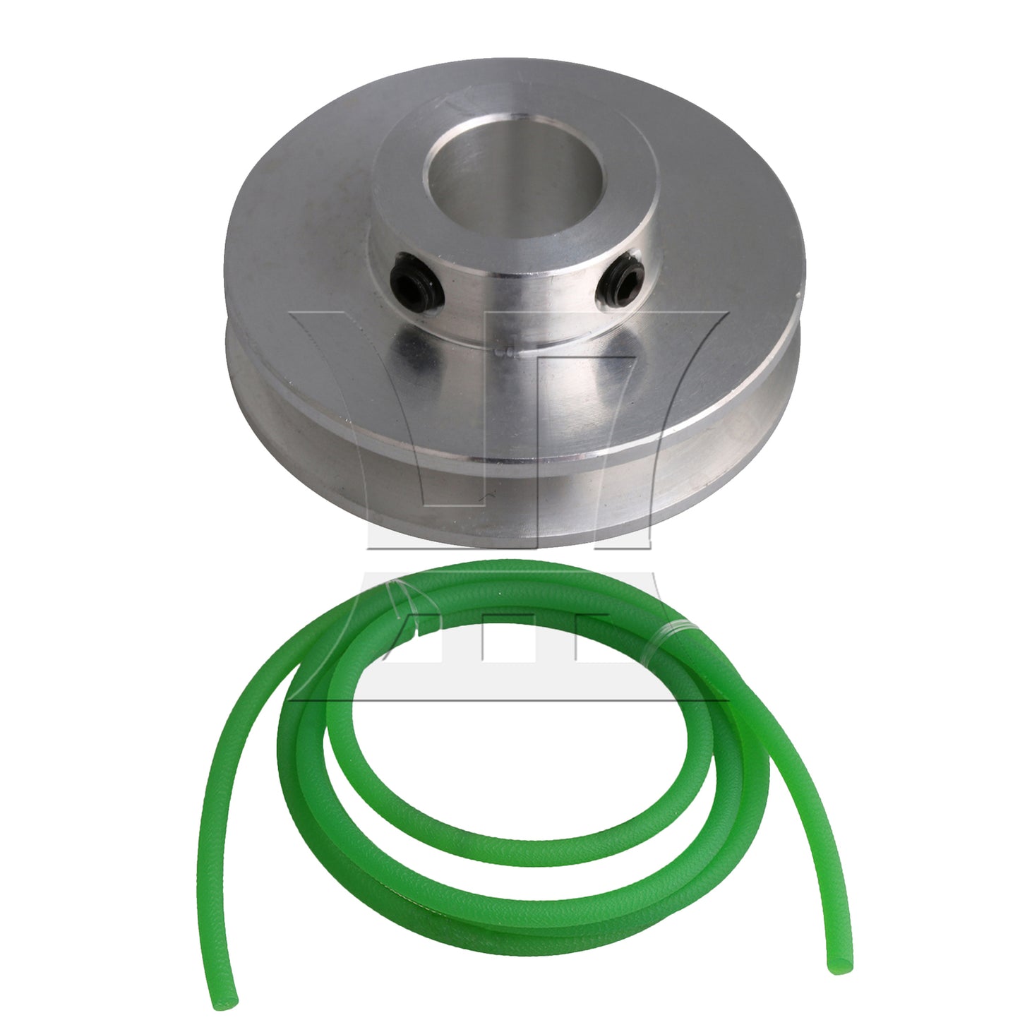 BQLZR Aluminum Single Groove Pulley 31mm 5mm with 3.28 feet Transmission Belt Kit