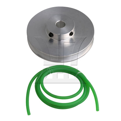BQLZR  Single Groove Pulley 8mm Fixed Bore for Motor Shaft 3-5mm V Shape Belt