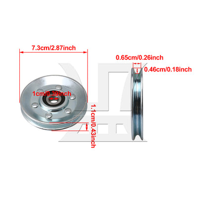 BQLZR Iron Bearing Steel Cable Wheel w/ 100 Feet Wire Rope Cable Railing Tool Set