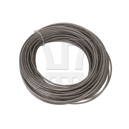 BQLZR Iron Bearing Steel Cable Wheel w/ 100 Feet Wire Rope Cable Railing Tool Set