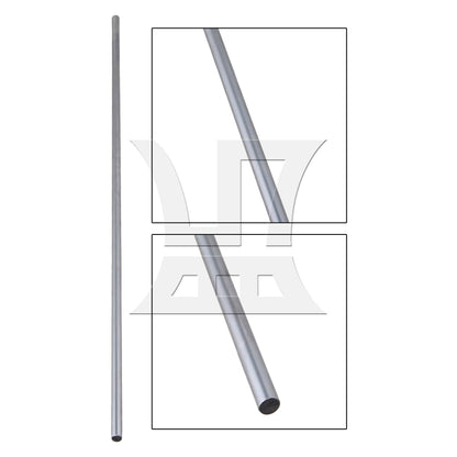 BQLZR Cylinder Linear Shaft 19.69x0.31 Inch for Injection Molding Machine