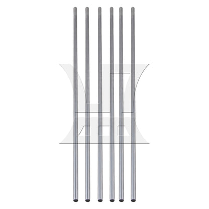 BQLZR Cylinder Linear Shaft 19.69x0.31 Inch for Injection Molding Machine
