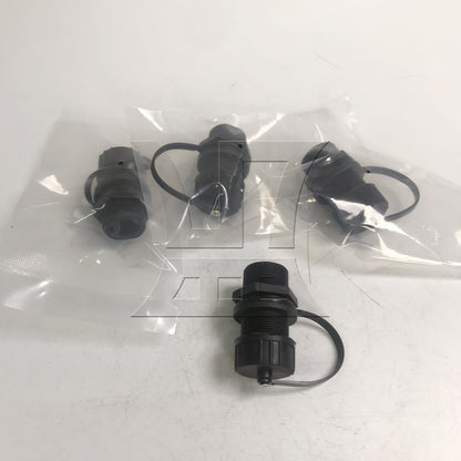 BQLZR 4pcs RJ45 M20 new waterproof sealing cover straight connector