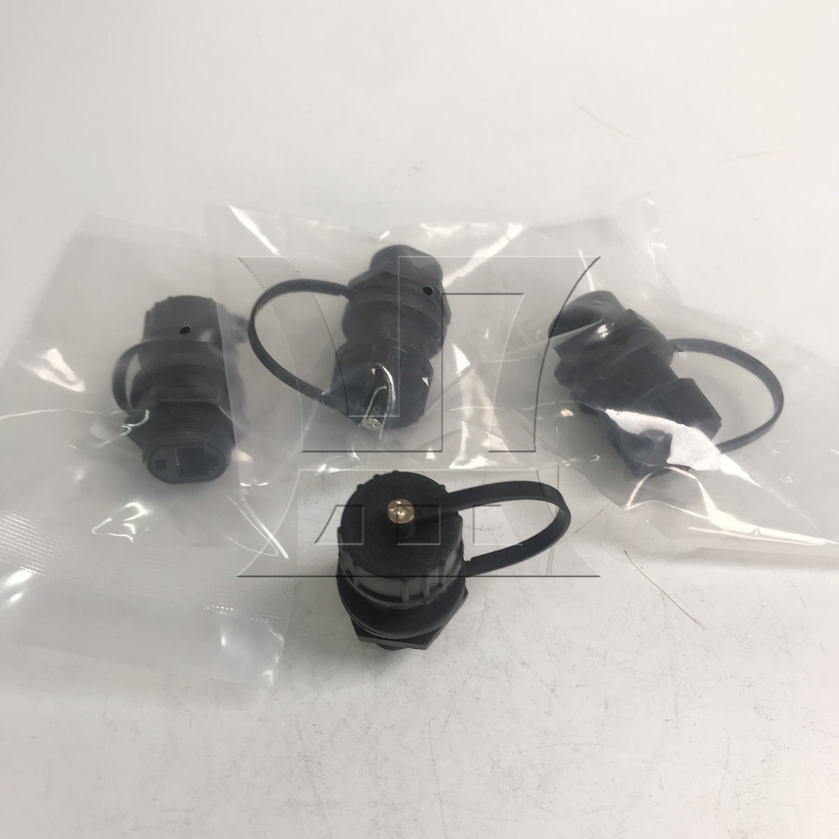 BQLZR 4pcs RJ45 M20 new waterproof sealing cover straight connector