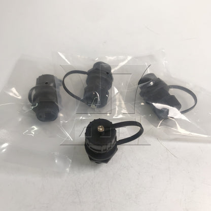 BQLZR 4pcs RJ45 M20 new waterproof sealing cover straight connector