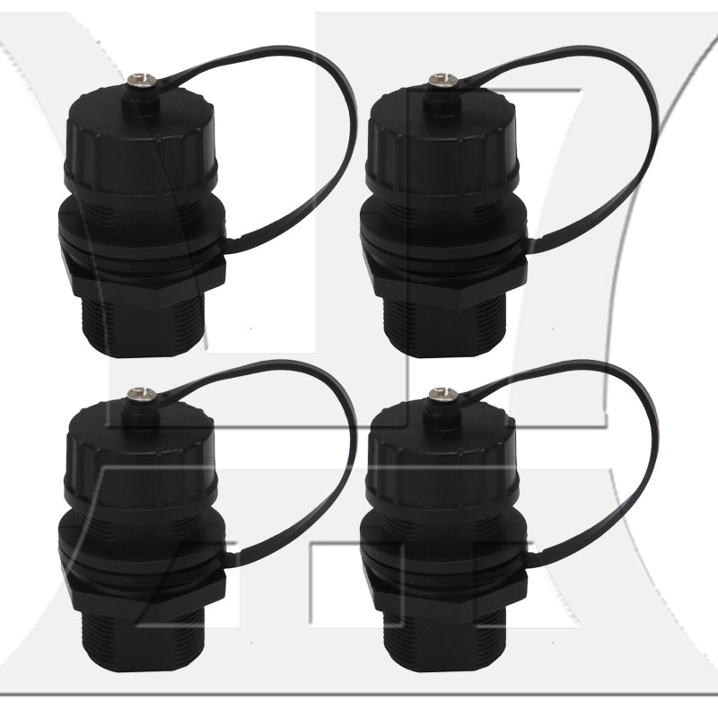 BQLZR 4pcs RJ45 M20 new waterproof sealing cover straight connector
