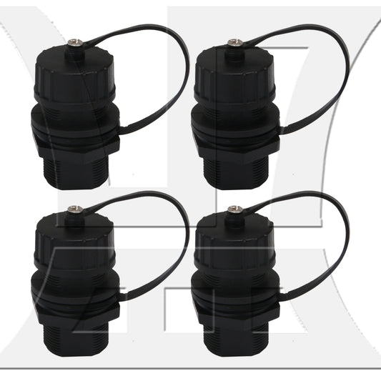 BQLZR 4pcs RJ45 M20 new waterproof sealing cover straight connector