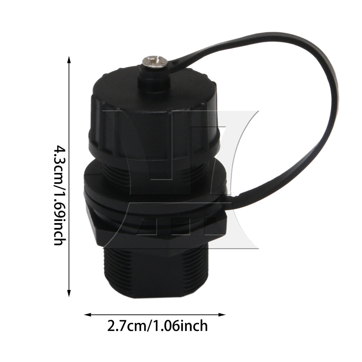 BQLZR 4pcs RJ45 M20 new waterproof sealing cover straight connector