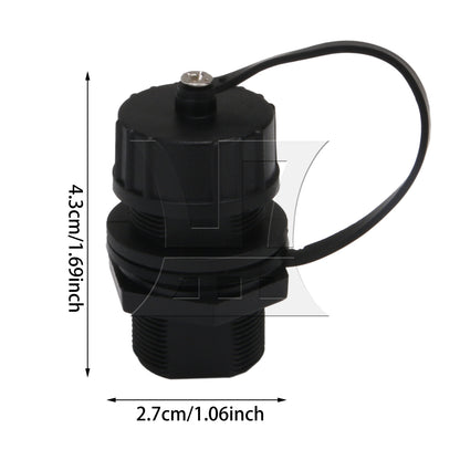 BQLZR 4pcs RJ45 M20 new waterproof sealing cover straight connector