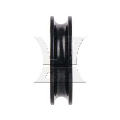 BQLZR Bearing Steel Cable Pulley 8mm ID x 40mm OD w/ Black Plastic Coated