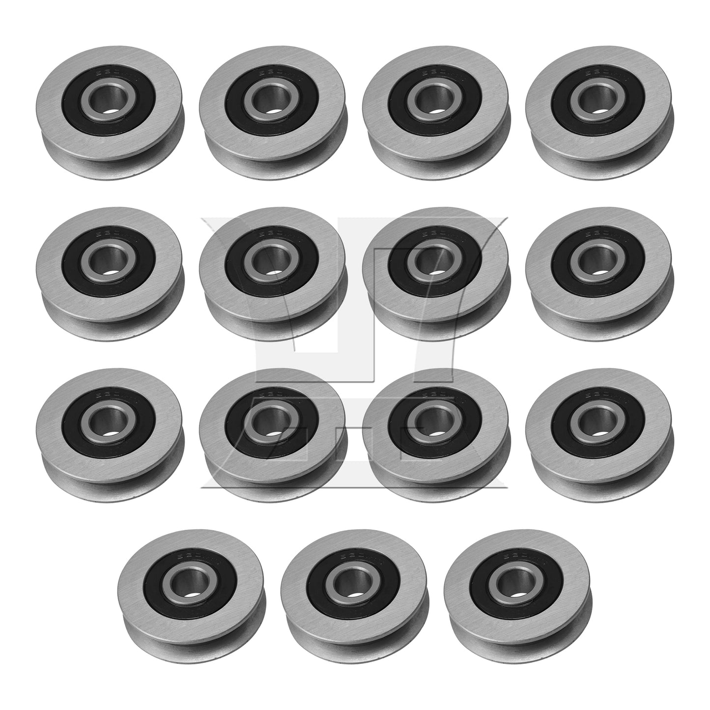 BQLZR 50x13mm U-Shape Groove Bearing Steel Cable Pulley Load-Bearing 512KG