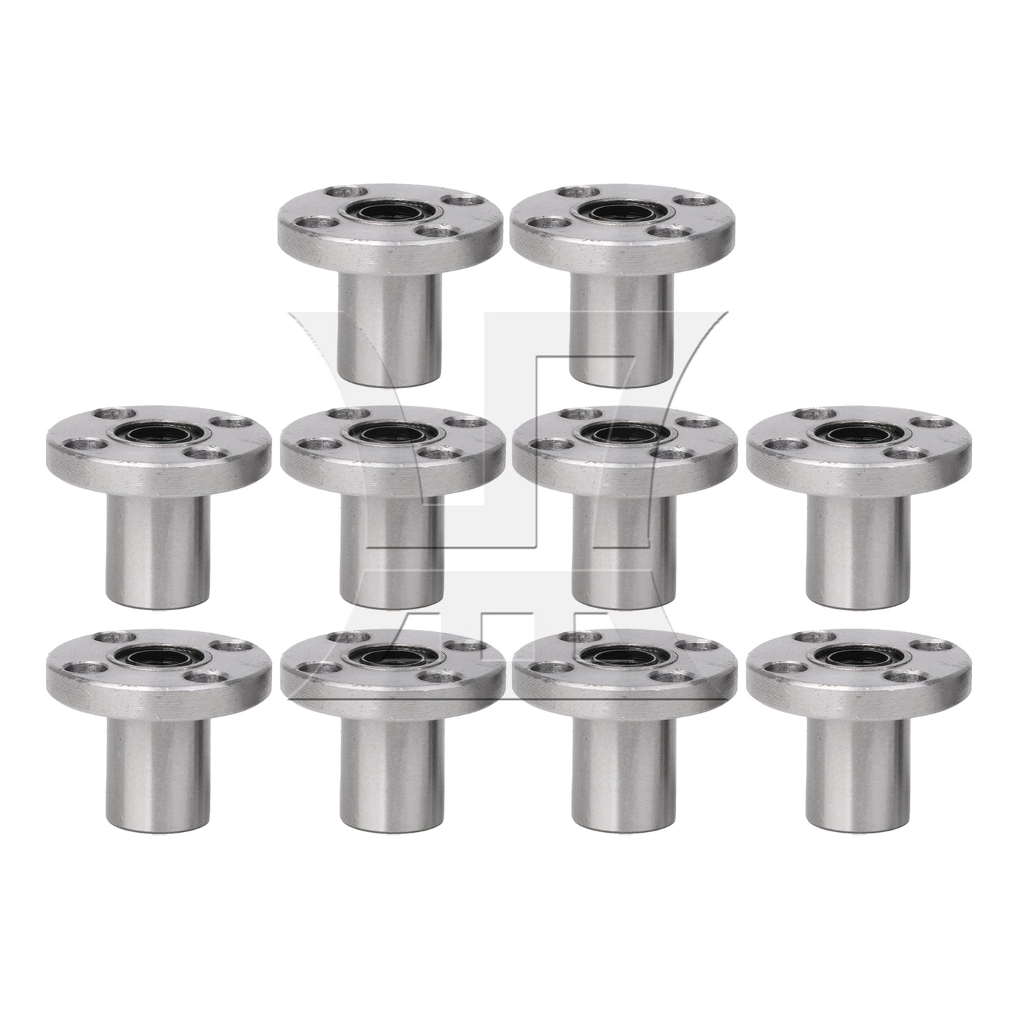 BQLZR  LMF8UU Round Flange Linear Bearing for 8mm Linear Shaft CNC Machine