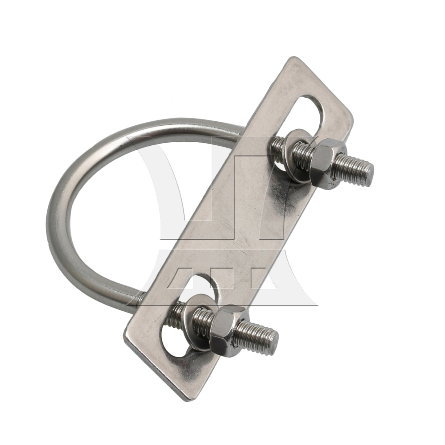 BQLZR 1.65" Pipe Pole U Shaped Bolt U-Bolts U Bend Stainless Steel M6 Set