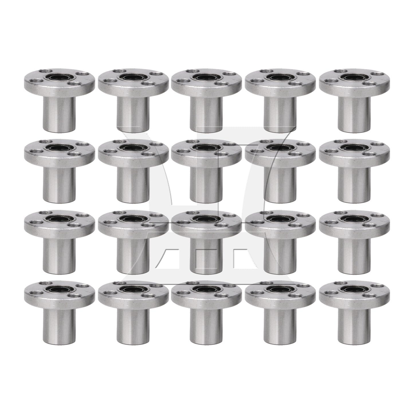 BQLZR  LMF8UU Round Flange Linear Bearing for 8mm Linear Shaft CNC Machine