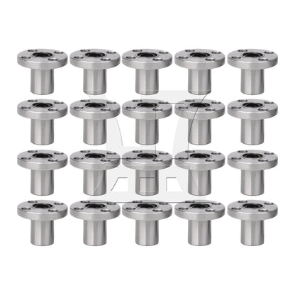 BQLZR  LMF8UU Round Flange Linear Bearing for 8mm Linear Shaft CNC Machine