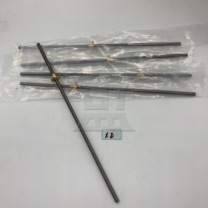 BQLZR  400mm Stainless Steel Lead Screw w/ Nuts 8mm Lead for Machine Tool