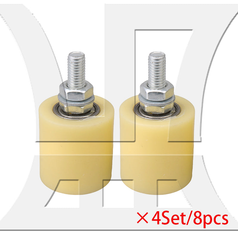 BQLZR  Steel Roller Bearing Guiding Wheel M10 40x44mm for Electric Gate BQLZR