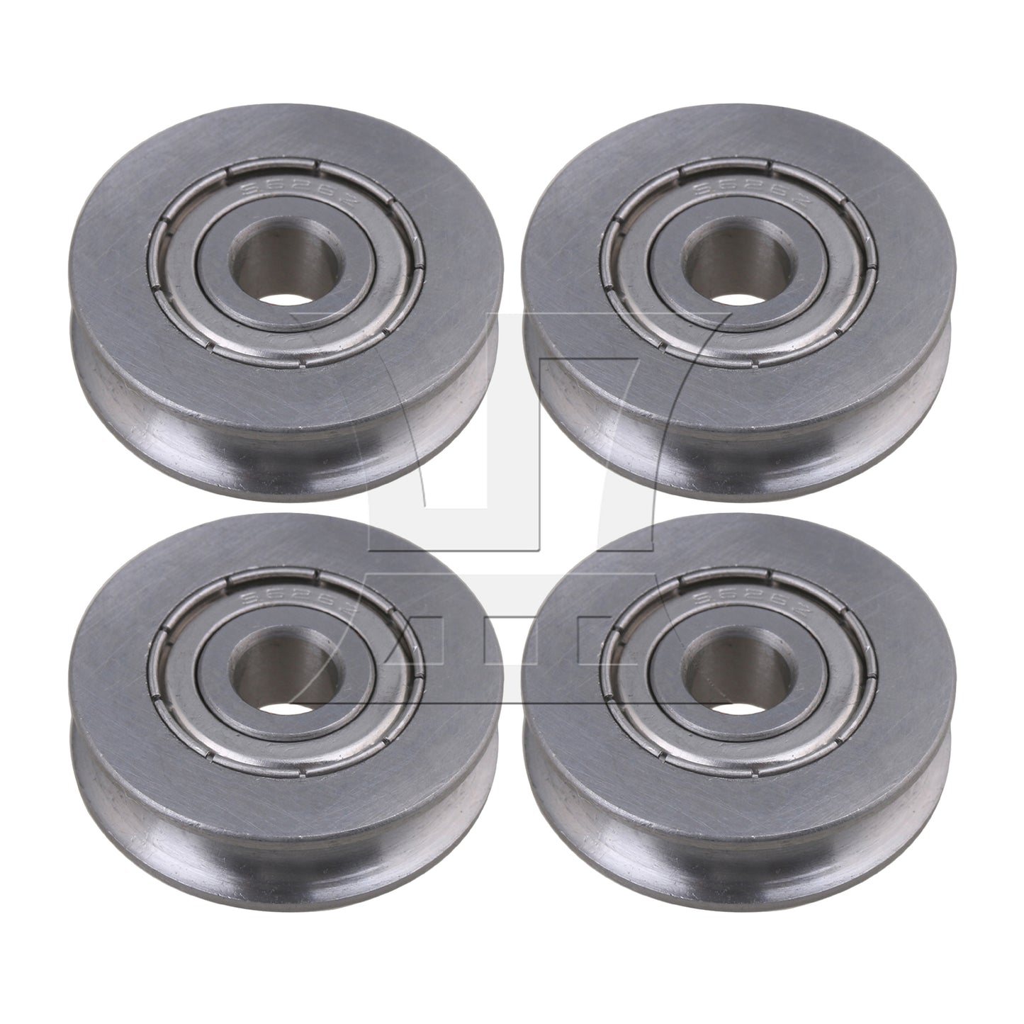 BQLZR U Type Groove Bearings Pulley 6mm Bore x 25mm OD x 7mm Width for Guide