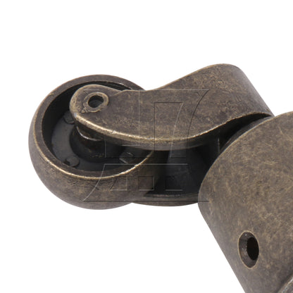 BQLZR  Antique Zinc Alloy Casters for 3.7cm Dia Table Sofa Furniture Legs