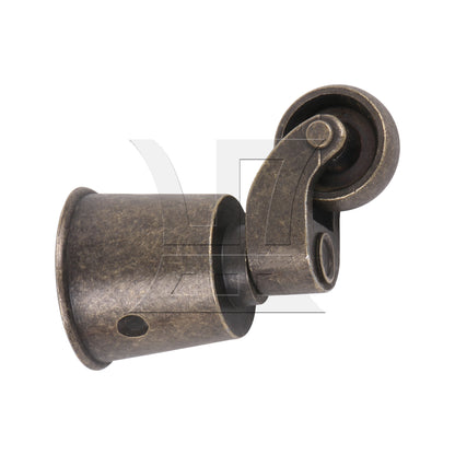 BQLZR  Antique Zinc Alloy Casters for 3.7cm Dia Table Sofa Furniture Legs