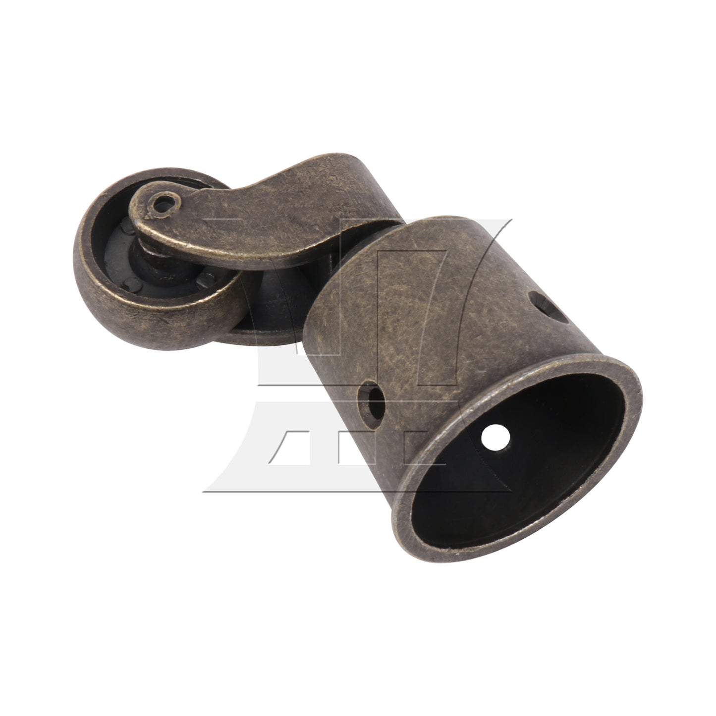 BQLZR  Antique Zinc Alloy Casters for 3.7cm Dia Table Sofa Furniture Legs