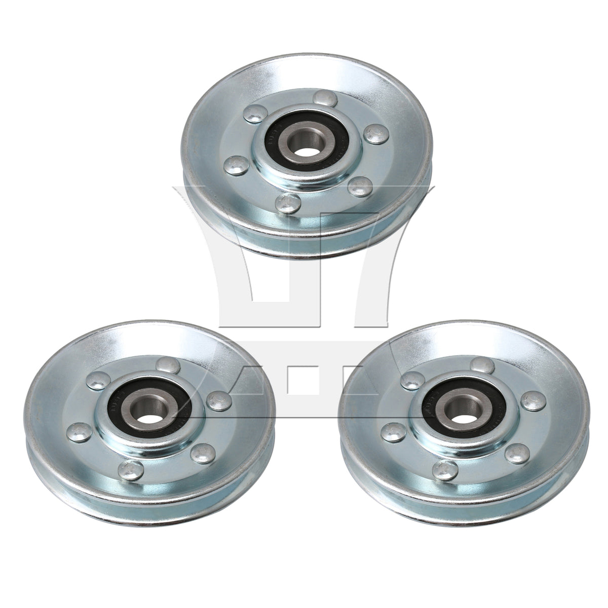 BQLZR Iron Bearing Steel Cable Wheel w/ 100 Feet Wire Rope Cable Railing Tool Set