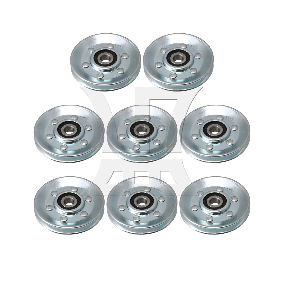 BQLZR Iron Bearing Steel Cable Wheel w/ 100 Feet Wire Rope Cable Railing Tool Set