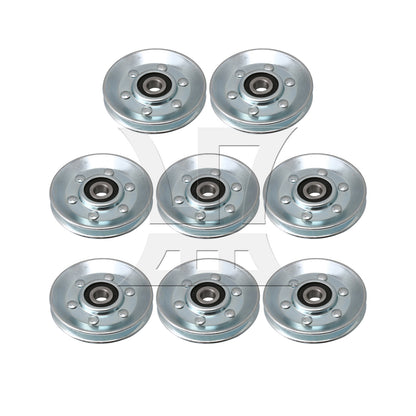 BQLZR Iron Bearing Steel Cable Wheel w/ 100 Feet Wire Rope Cable Railing Tool Set