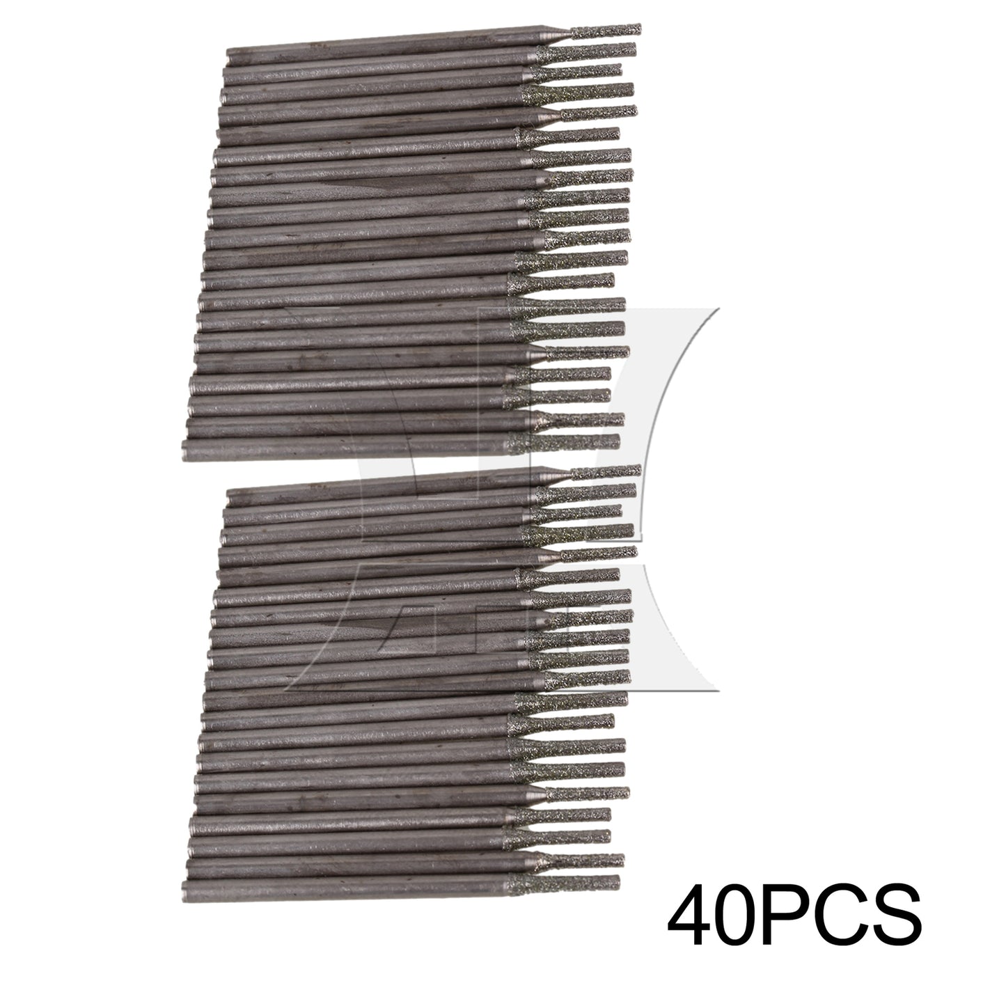 BQLZR 20pcs Drill Bits Diamond Coated Drills Marble Ceramic Hole Tool 1.5mm