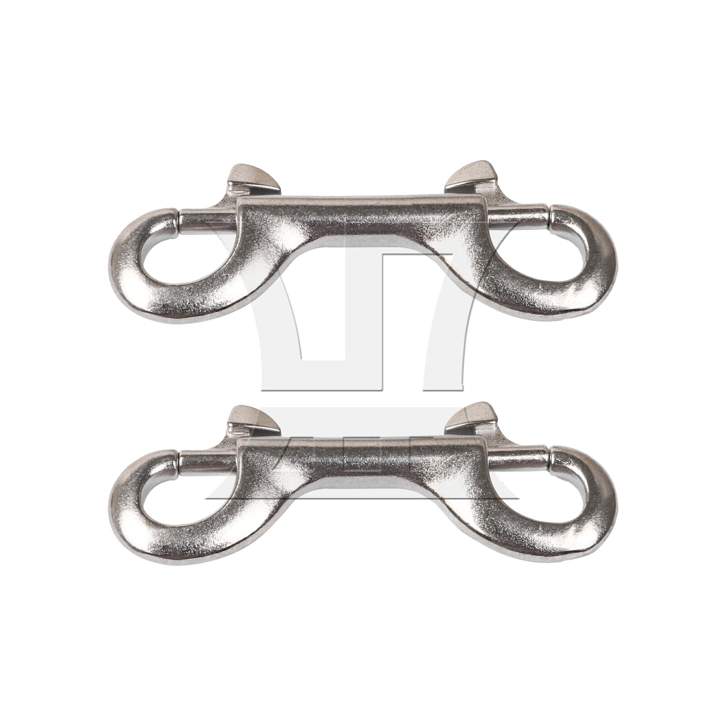 BQLZR  Stainless Steel Bolts Snap Hooks 3.55inch Metal Chain Clips Silver
