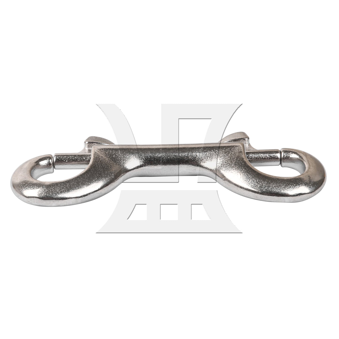 BQLZR  Stainless Steel Bolts Snap Hooks 3.55inch Metal Chain Clips Silver