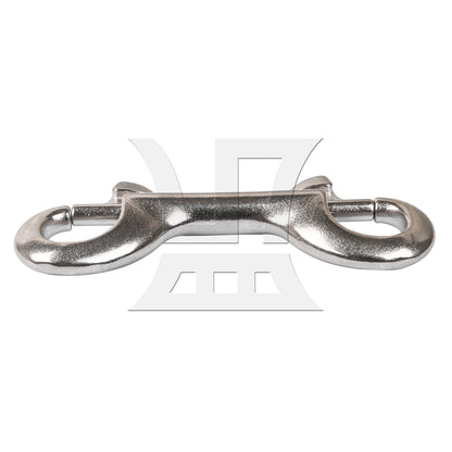 BQLZR  Stainless Steel Bolts Snap Hooks 3.55inch Metal Chain Clips Silver