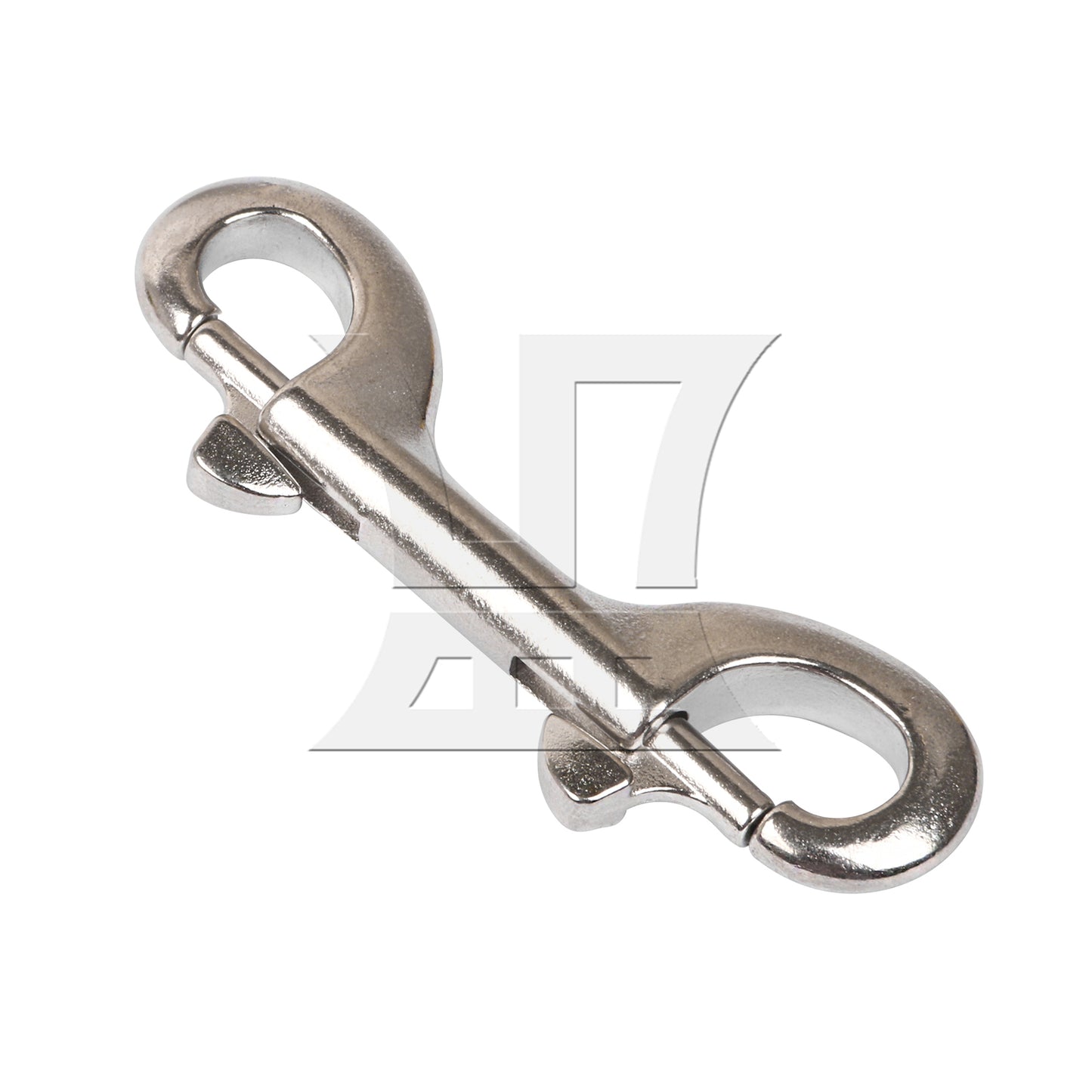 BQLZR  Stainless Steel Bolts Snap Hooks 3.55inch Metal Chain Clips Silver