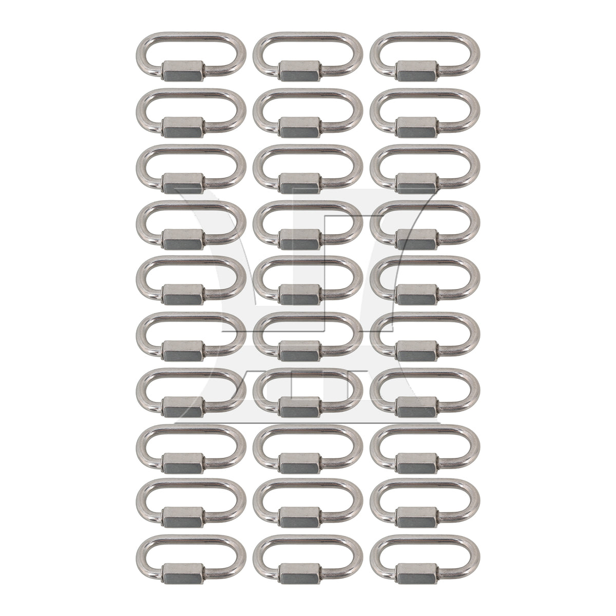 BQLZR Stainless Steel Chain Connectors Threaded Locking Link Clips for Rope Connecting M4