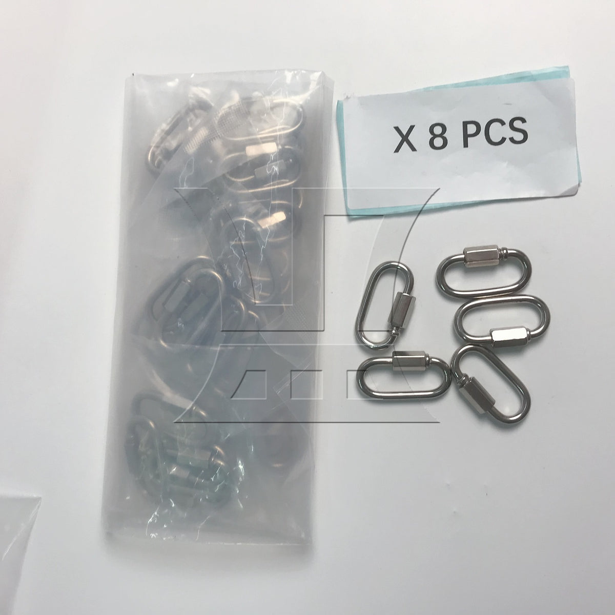 BQLZR Stainless Steel Chain Connectors Threaded Locking Link Clips for Rope Connecting M4