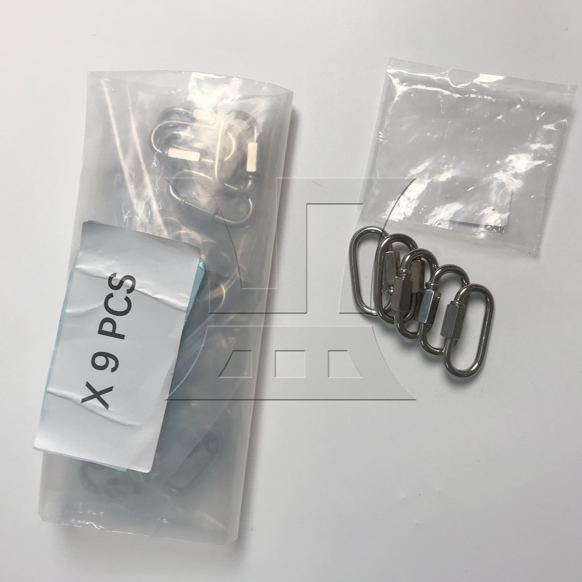 BQLZR Stainless Steel Chain Connectors Threaded Locking Link Clips for Rope Connecting M4