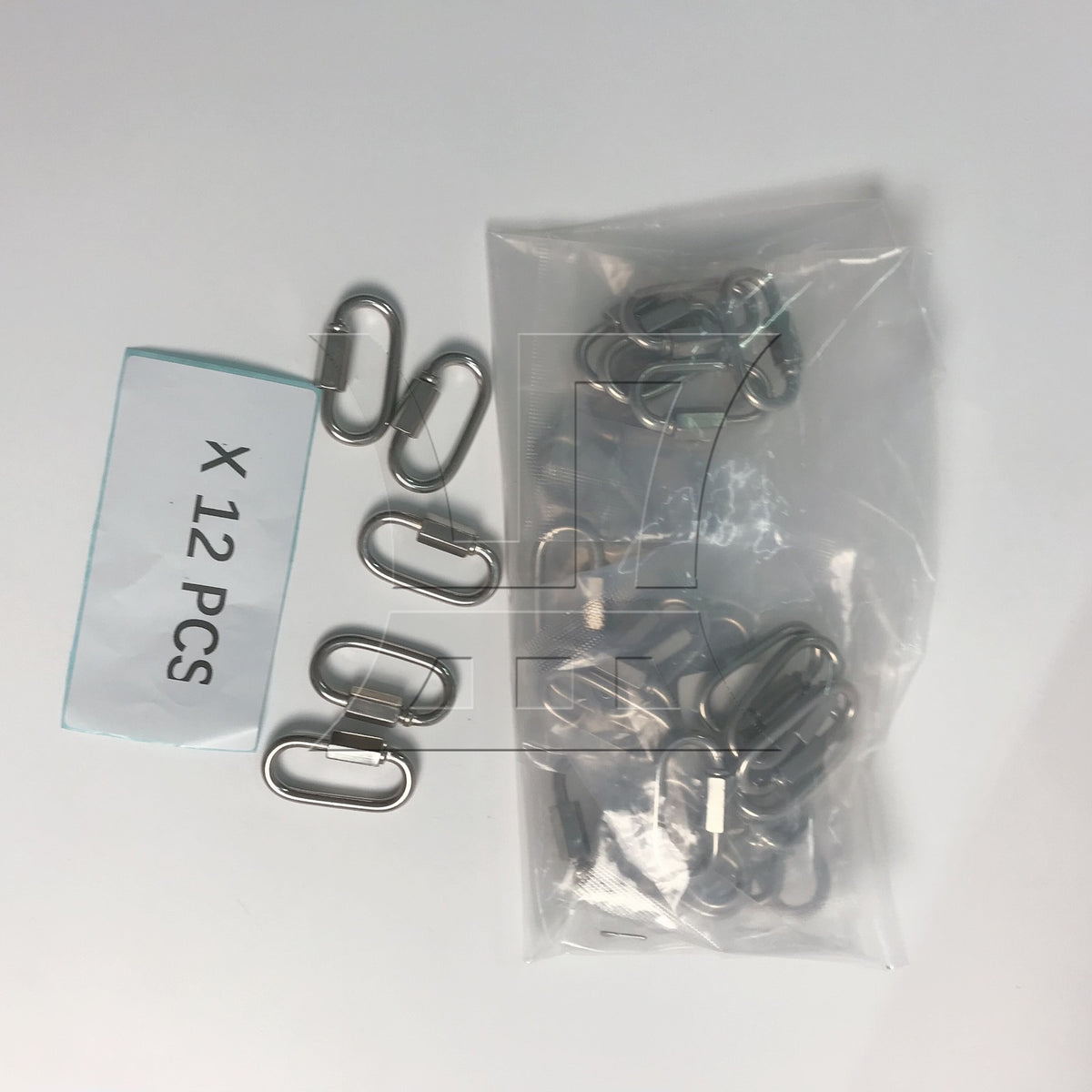 BQLZR Stainless Steel Chain Connectors Threaded Locking Link Clips for Rope Connecting M4