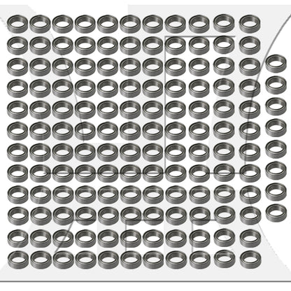 BQLZR  Bearing Steel Micro Mini Miniature Groove Ball Bearings MR128ZZ 8x12x3.5mm