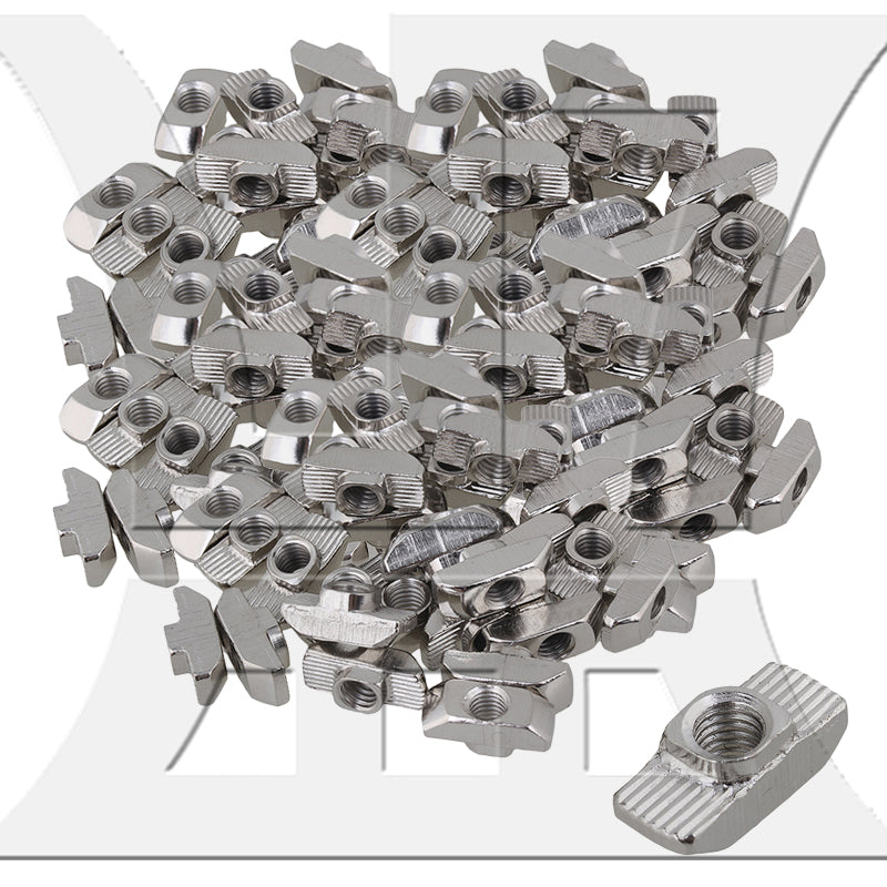BQLZR Drop In T-Nut M6 Thread for 40 Series European Aluminum Slot