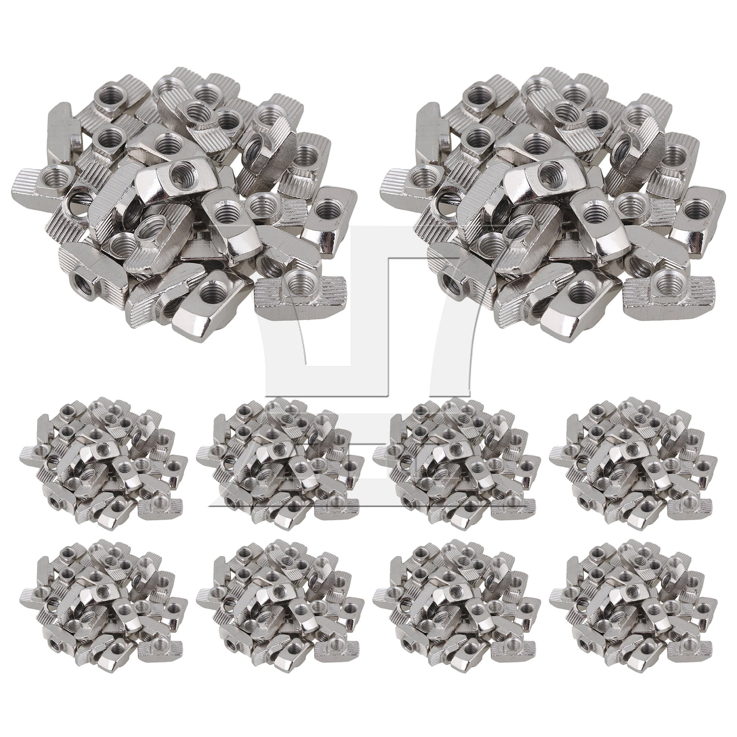 BQLZR Drop In T-Nut M6 Thread for 40 Series European Aluminum Slot